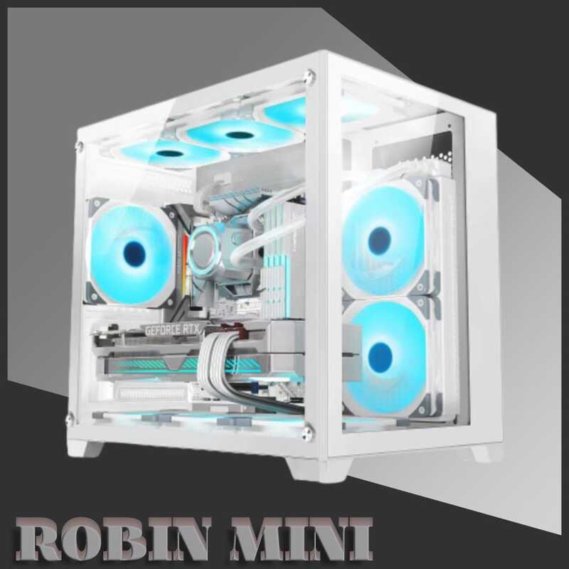 KENLEI NEW COOLMAN ROBIN MINI MID TOWER CASE GAMING CASE ONLY FOR MATX ...
