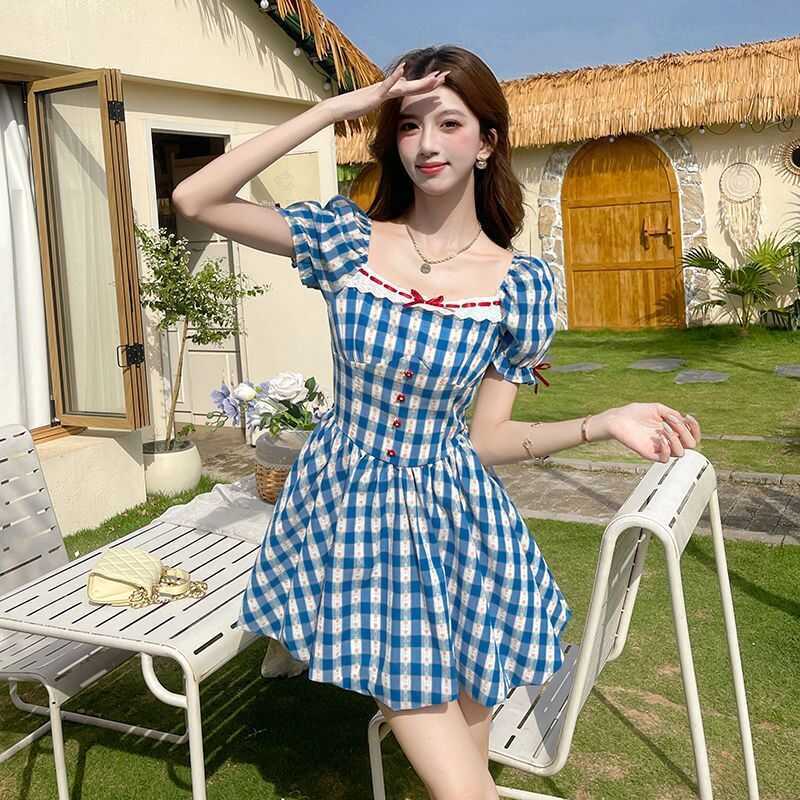 strapless open back dress Frill Off Shoulder Bodycon Dress FC1588 Pink / XL main image 1