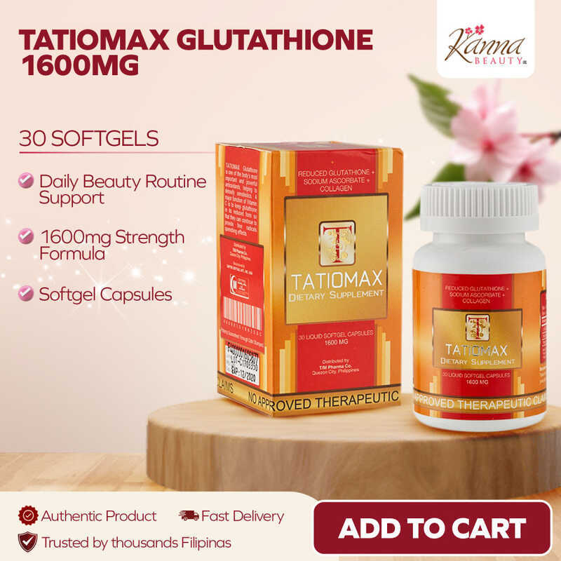 glutathione 1600mg Tatiomax Glutathione 1600Mg 30 Softgel
