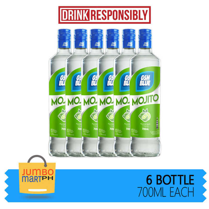 GINEBRA SAN MIGUEL GSM BLUE MOJITO 700Ml 2D5 | Shopee Philippines