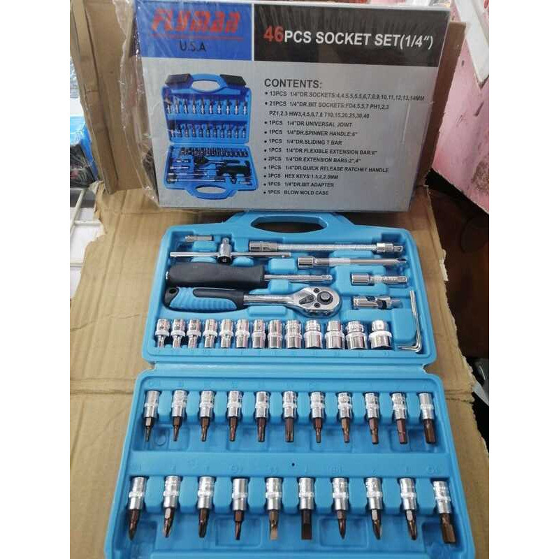 46 FLYMAN Pcs Socket Set (1/4