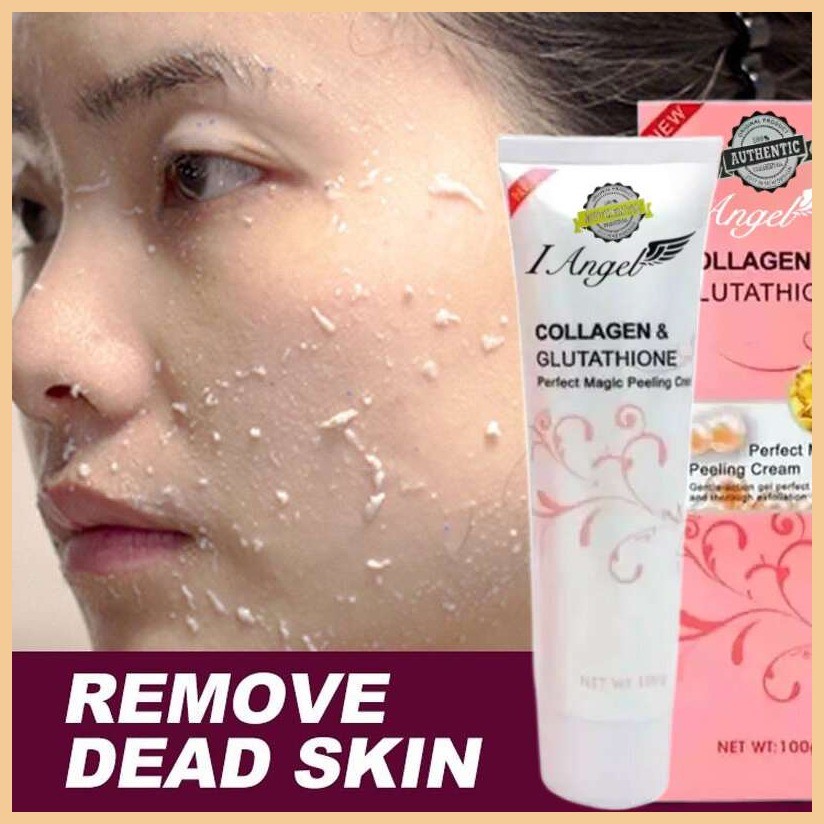 ✮ ☸ ( SET OF 6 ) Peeling Cream Gel 100g Collagen and Glutathione Whitening