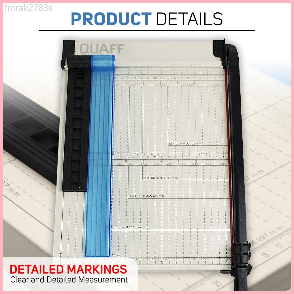 brandnew latest QUAFF Paper Cutter A4 Size Metal Structure With Paper ...