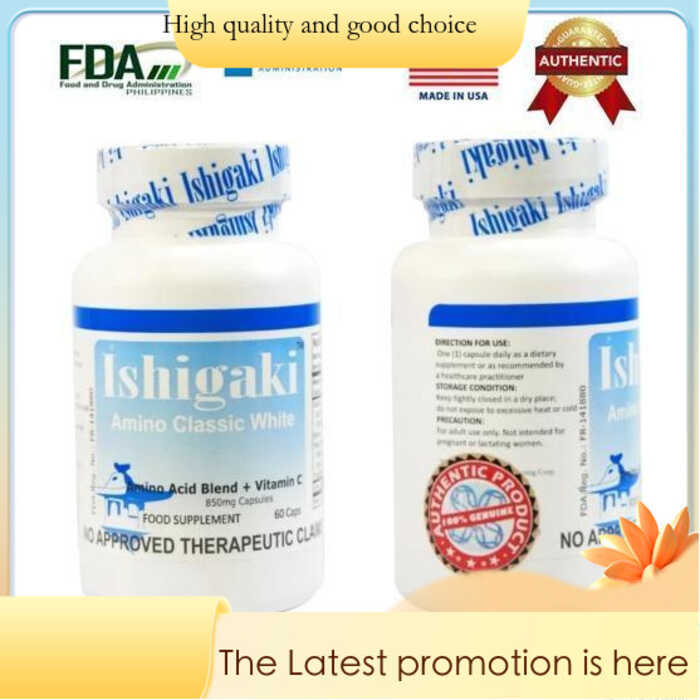 original ishigaki l glutathione Amino Classic White 1000mg Capsule Glutathione Tablets at  3950/bottle | Glutathione effervescent tablets in Bengaluru NEW PACKAGING - Ishigaki Premium