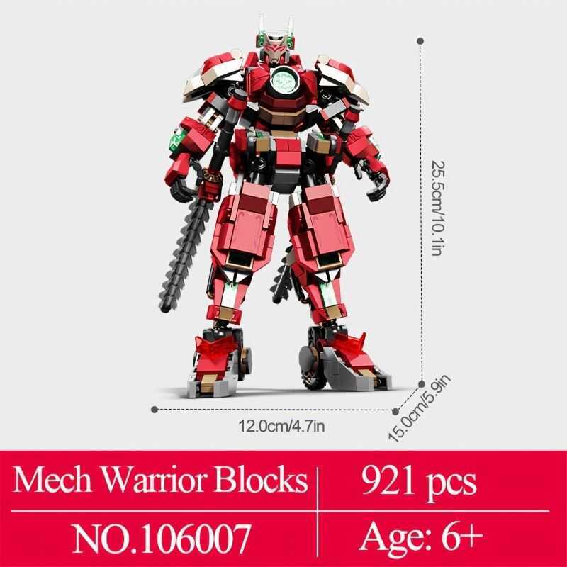 Myth 821pcs Mecha Robot Building Blocks, Boy's DIY Toys, Eduional ...
