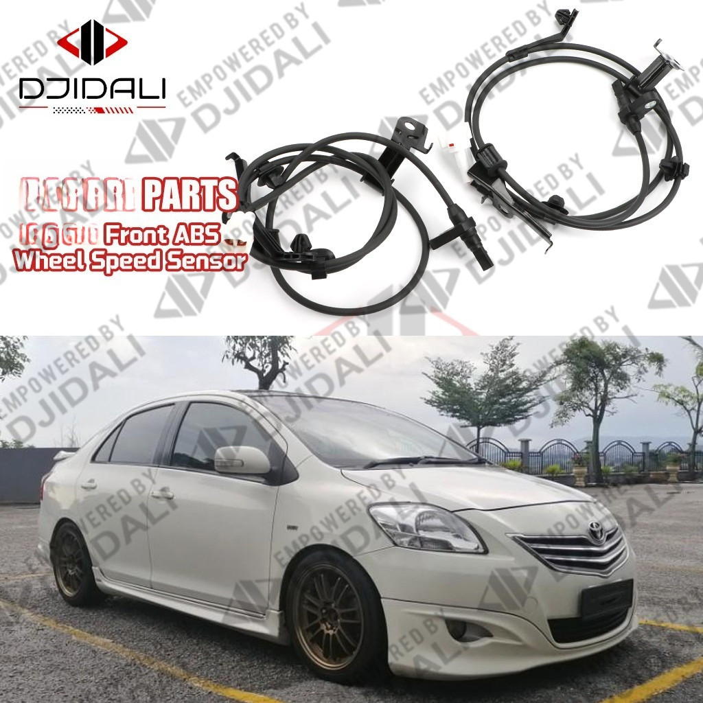 Car Front Left Right Abs Wheel Speed Sensor for Toyota Vios Ncp93 2007 ...