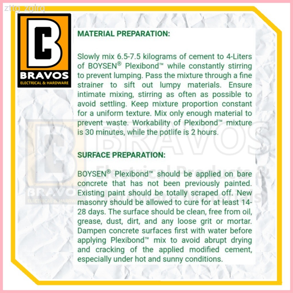 latest musthave BOYSEN Plexibond 4 Liters Waterproofing B7760 4L L ...