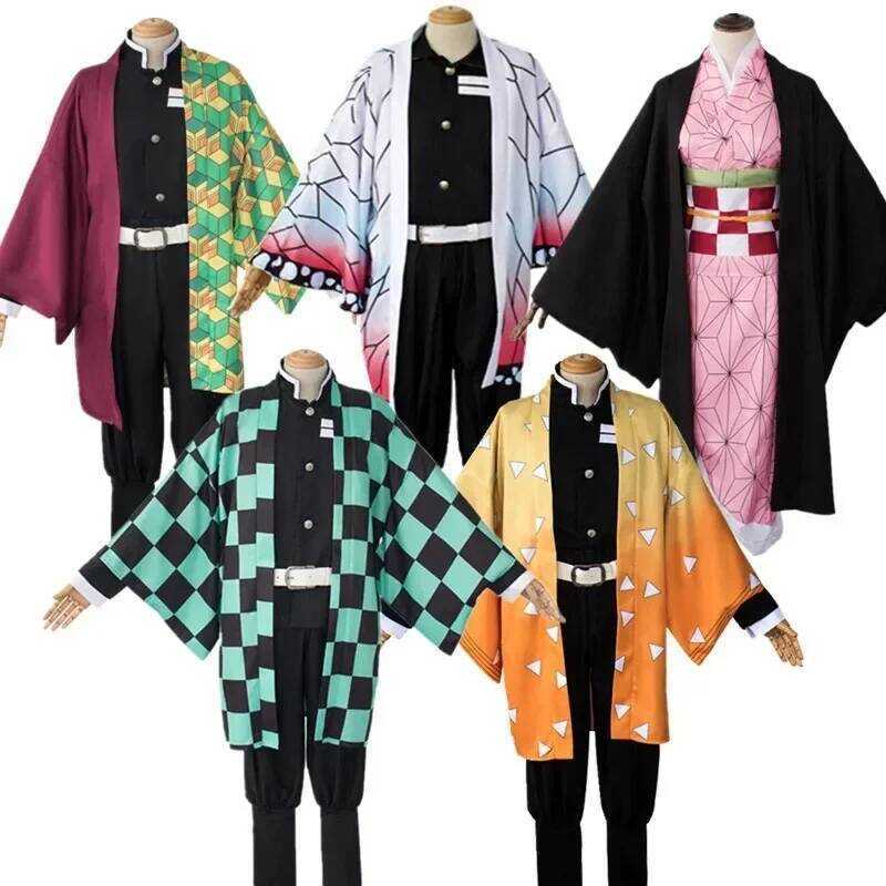 Slayer New Demon Cosplay Tanjiro Nezuko Cosplay Kids Shinobu Costume ...