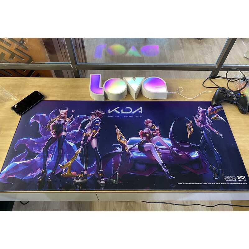 KDA Malaking X Logitech KDA Riot E Pad Sa Makapal Na Mahina Na Surface ...