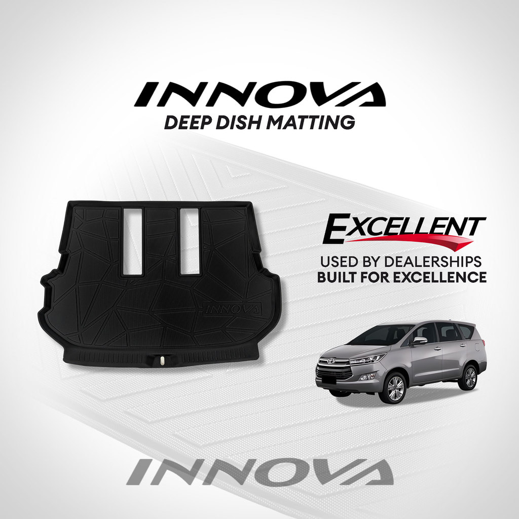 Toyota Innova 2016 to 2026 Rear Cargo Trunk Tray WITH EXTENSION ...