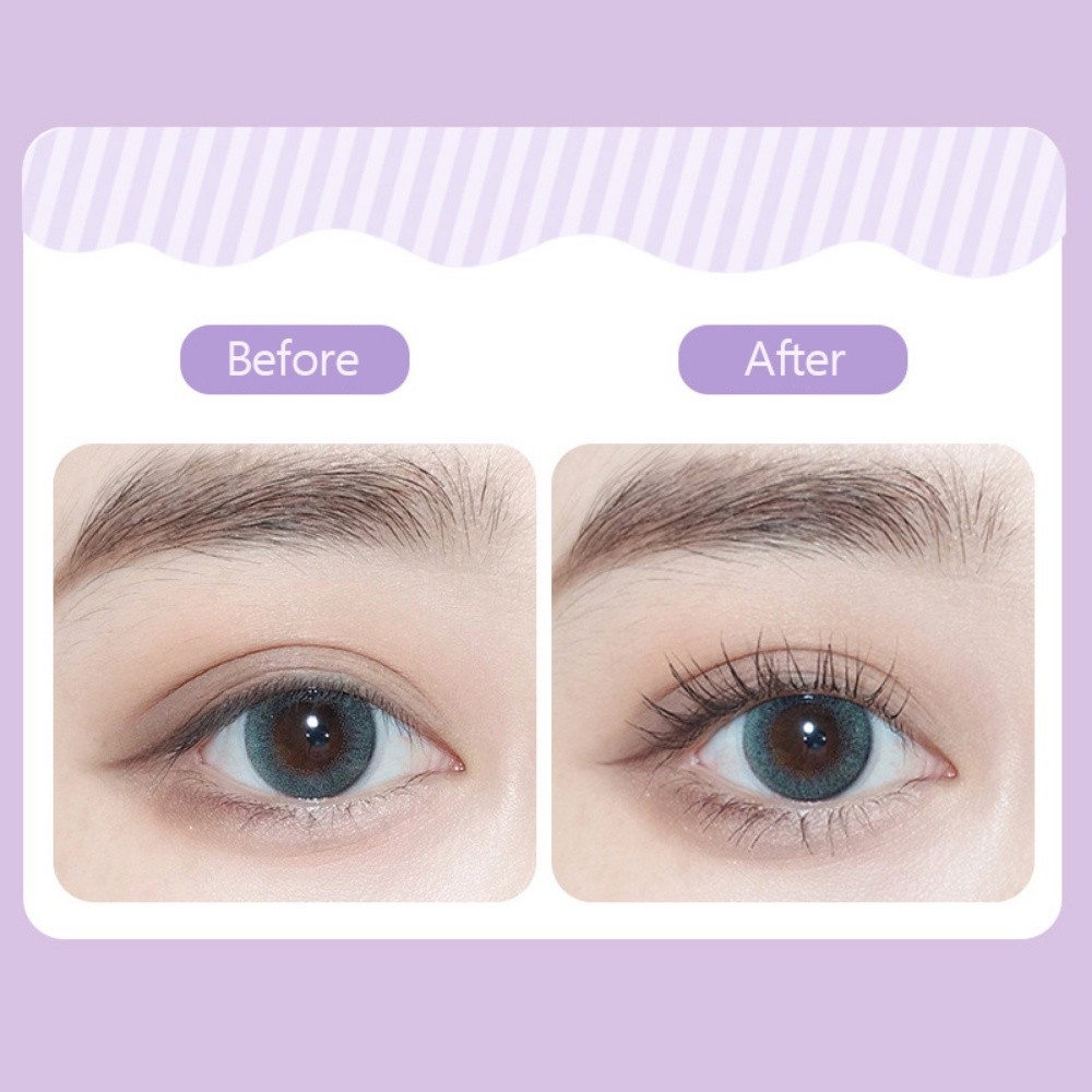 Black Bright Fiber Long Curling Mascara Waterproof Long-Lasting Eye ...