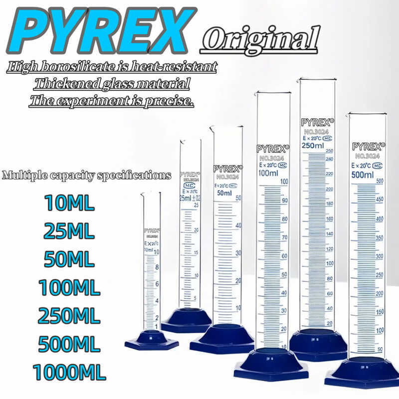 COD Original PYREX The Glass Graduated Cylinder Glass Measuring ...
