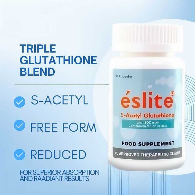 eslite glutathione benefits Say hello to brighter, healthier, and youthful skin with Glutathione!, ✅ Reduces pigmentation for an even tone, ✅ Powerful antioxidant protection, ✅ Supports overall wellness, Beauty starts Eslite S-Acetyl Glutathione Support Overall
