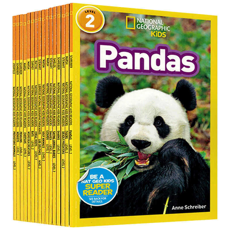 25 Books/Set Of English Picture Books National Geographic Kids Level 2 ...