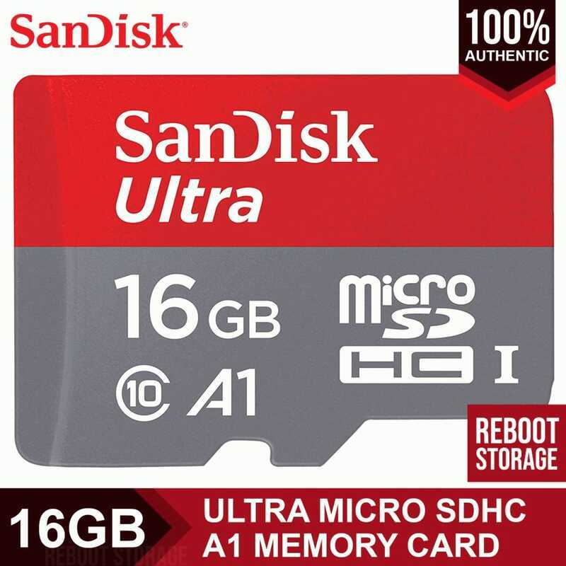 Ultra 16Gb Micro SDHC Uhs-I A1 Memory Card Class 10 Sdsquar-016G 3 ...