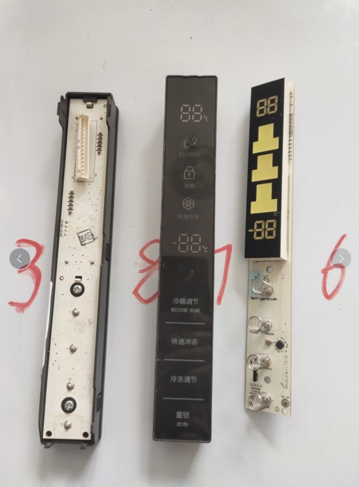 Samsung Refrigerator Display Board DA9712724A DA97-12233B Computer ...