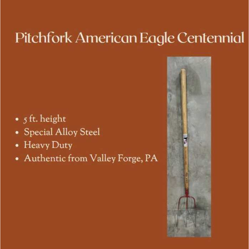 Rake Fork Pitchfork American Eagle Centennial Special Alloy Steel D40 ...
