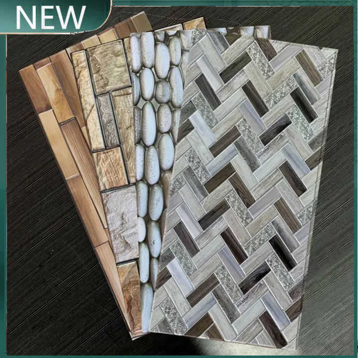 1Pcs 60 X 30Cm Modern Kitchen Bathroom 3D Tiles Wall Sticker Waterproof ...