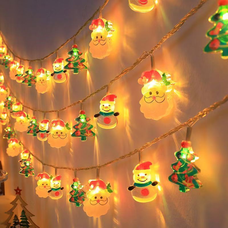 LED Christmas string lights - 1.5m/3m in shape of Santa Claus, for ...