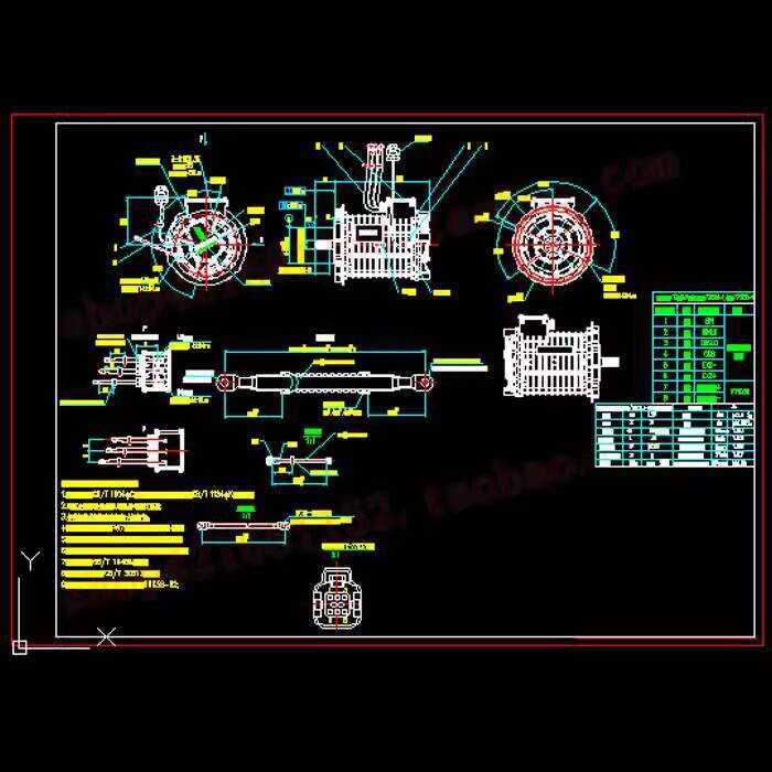 Permanent Magnet Synchronous Motor CAD Drawing 483 | Shopee Philippines