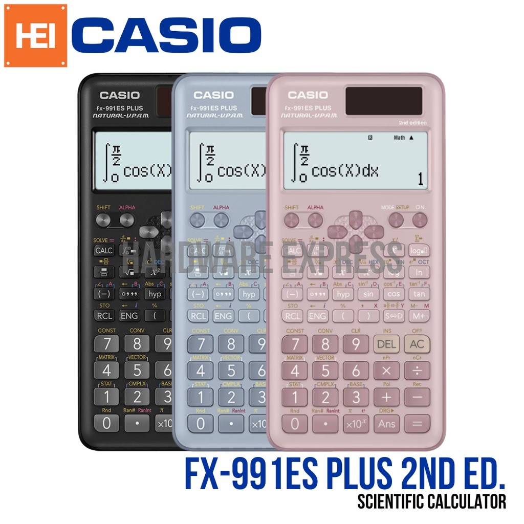 CASIO FX-991ES Plus Scientific Calculator (2nd Edition) | Shopee ...