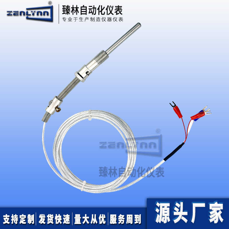 Snap-on Temperature Sensor PT100 High Temperature Pressure Spring ...