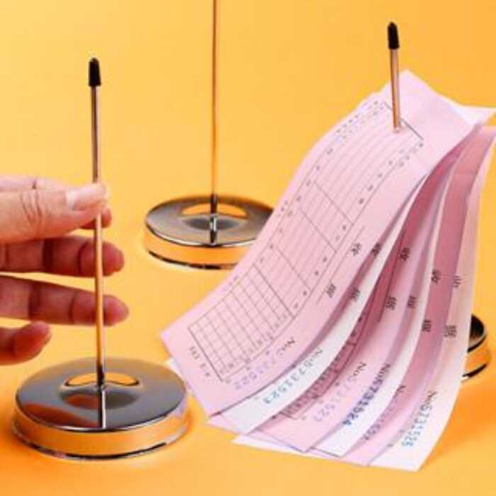 Bill Receipt Note Paper Order Holder Office Memo Stick Spike FDA 8E2 ...