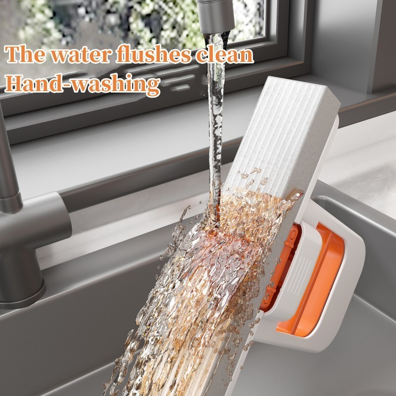 Mini Foldable Squeeze Mop Portable Hands Free Table Mop Wet and Dry ...