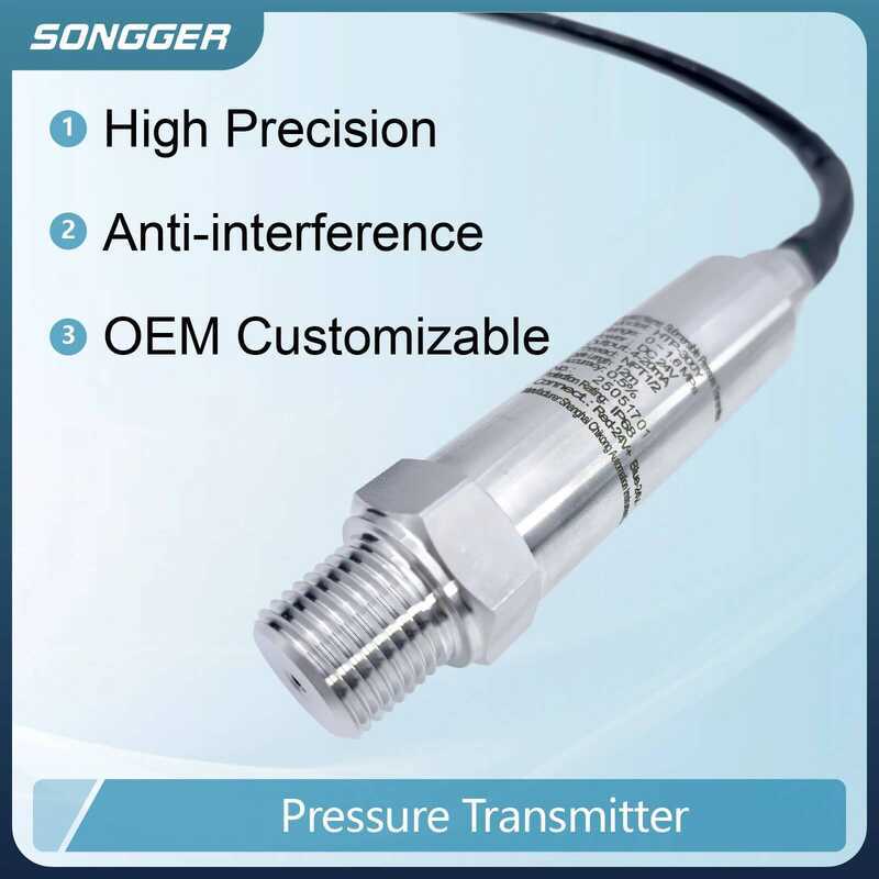A Submersible Pressure Transmitter Htp-300Y 4-20Ma Ip68 Waterproof ...
