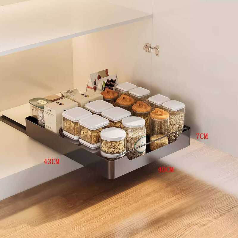 Extra Deep Kitchen Drawer Pull Bowl Ultra Narrow Cabinet Slide Rail ...