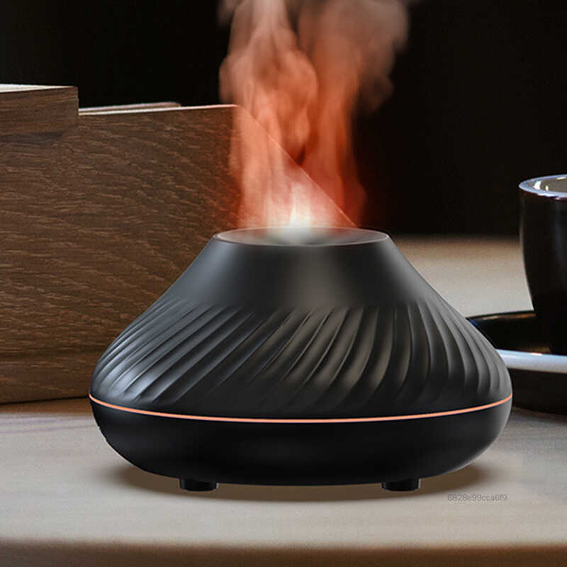 Colorful Flame Essential Oil Diffuser Lightweight Easy To Carry ...