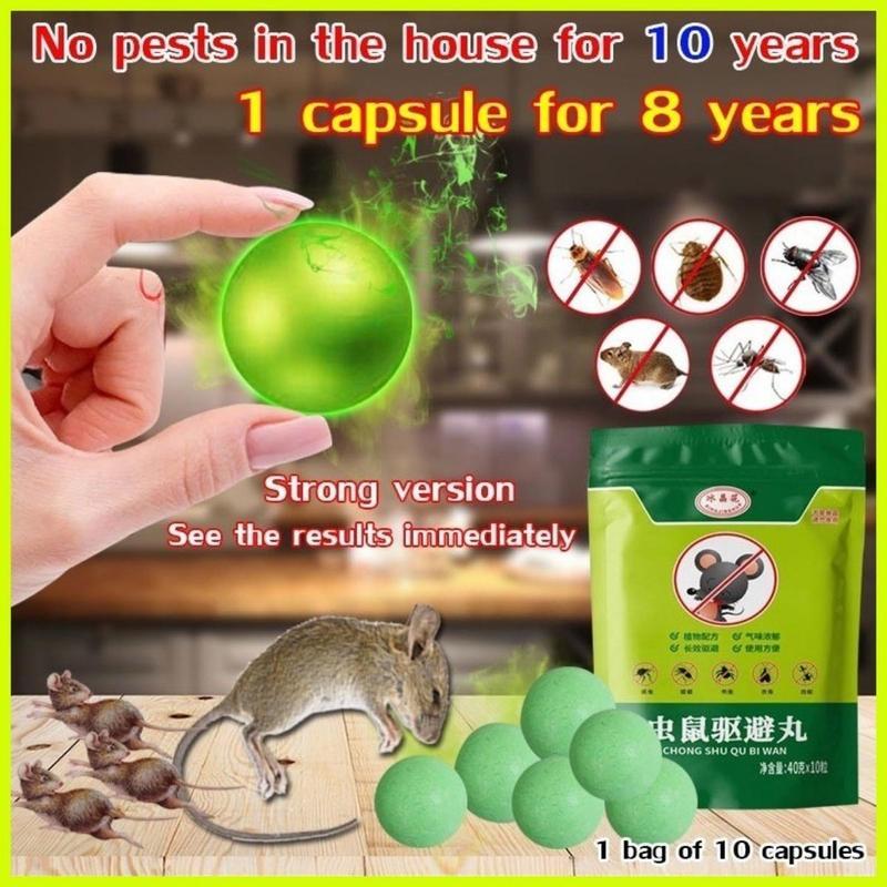 BUY 1 TAKE 1 Insect and Rodent Repellent Ball Protection Easy to Use ...