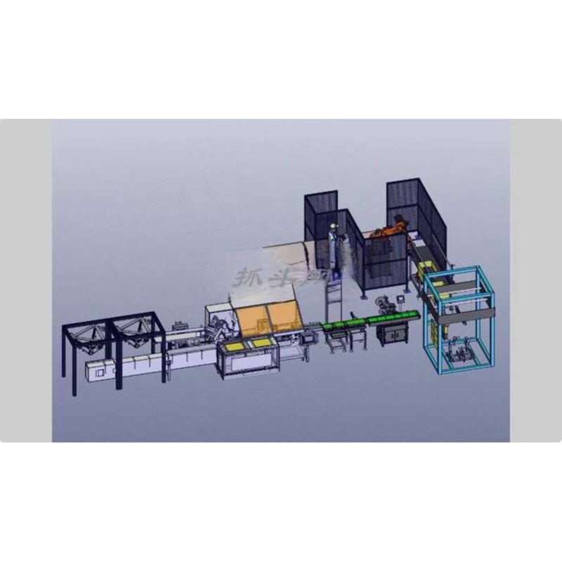 Packaging Box Packing, Folding, Labeling, and Other Assembly Line ...