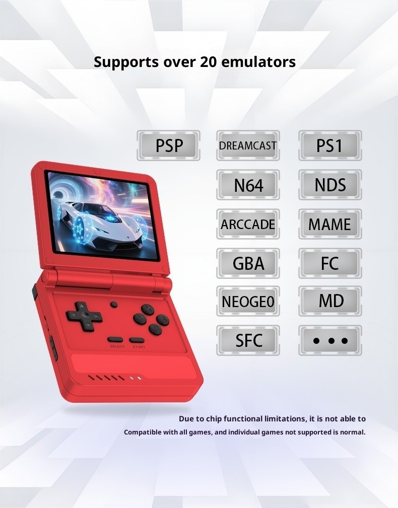 Powkiddy V90s Foldable Retro Console - 3.5
