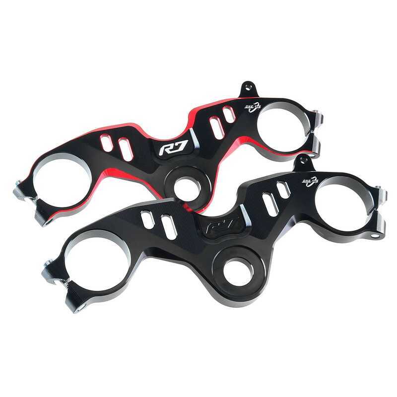 CNC Motorcycle Racing Refit Clip On Handle Bars Front End Upper Top ...