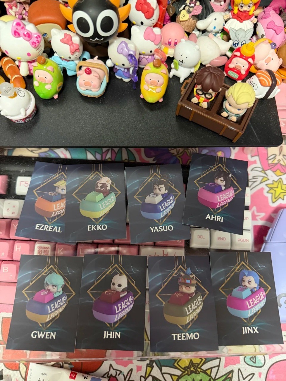 League of Legends Keycap Blind Box Keycaps Cute 3D Creative Cute MX ...