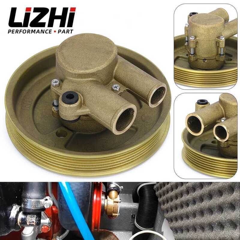 Y Raw Sea Impeller Water Pump With Serpentine Pulley 21212799 Replace ...