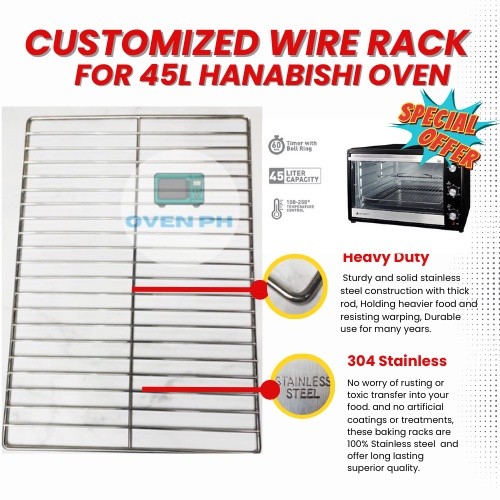Customized Wire Rack for 45L Hanabishi Electric OVen | Shopee Philippines