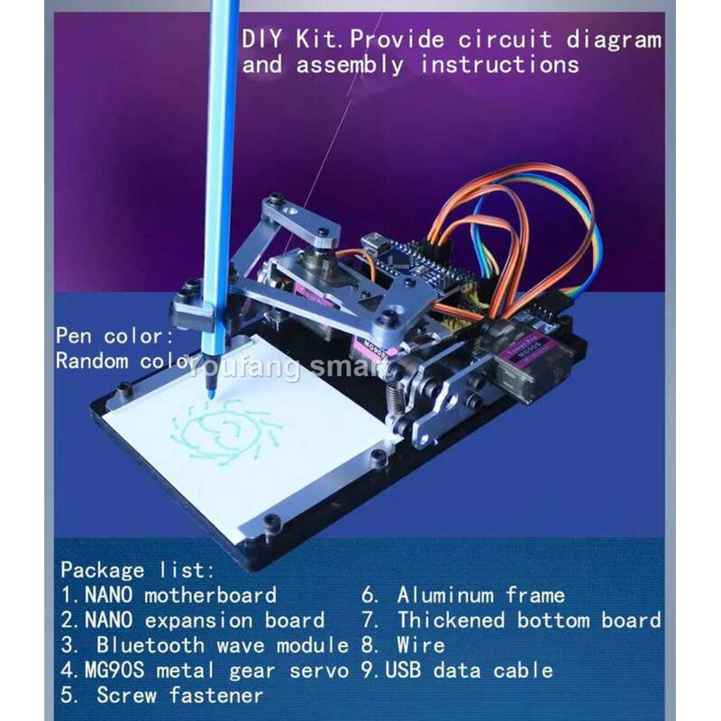 Drawbot Robot Mg90s Manipulator Artboard Bots APP Drawing Machine For ...