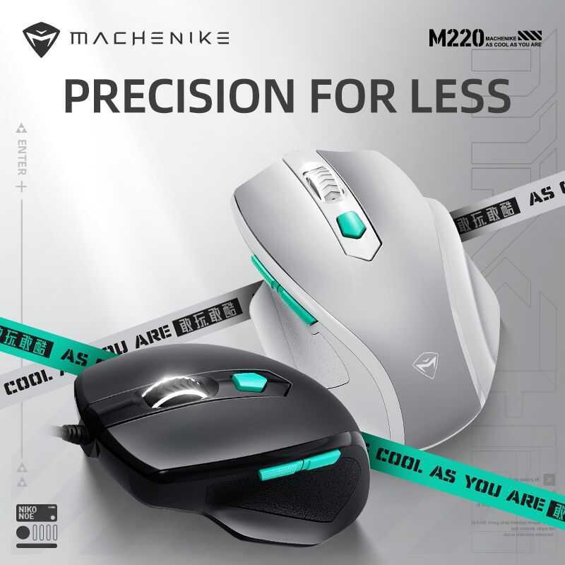 M220 MACHENIKE Gaming E Wired 3600Dpi Right Handed Ergonomic E For PC ...