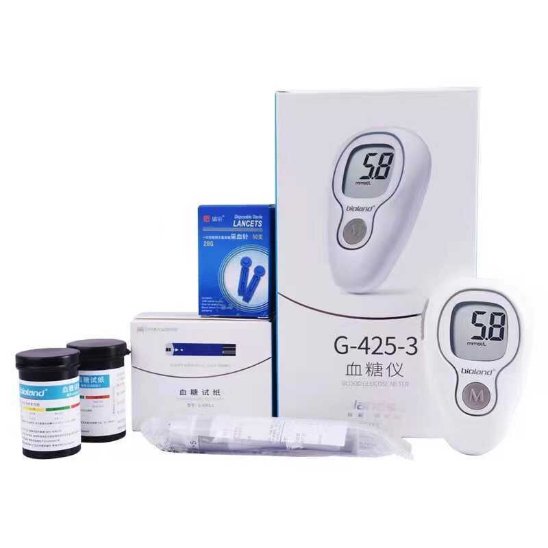 Aiole Blood Glucose Meter Test Strips Home Use Precise No Code ...