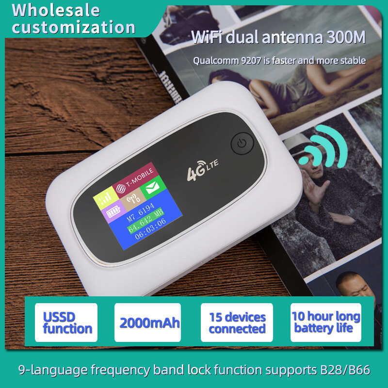 4G Dongle Global Version LTE SIM Card Insertion 300M Wireless Portable ...
