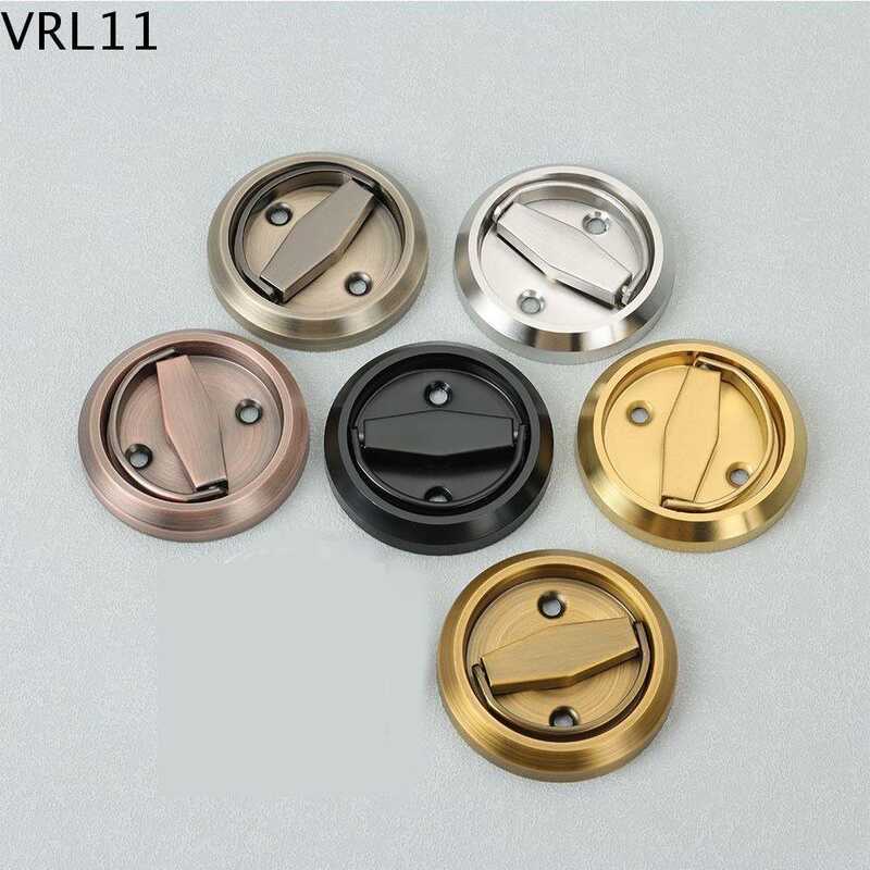 Vrl11 Circular Hidden Furniture Recessed Lock Bolt Drawer Cabinet Knob ...
