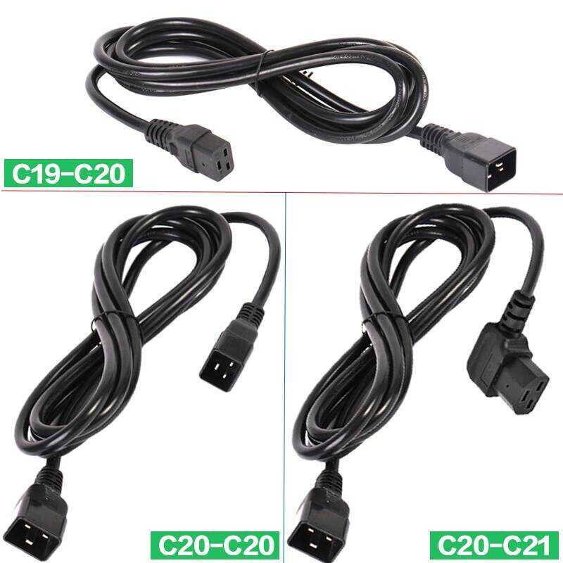 PDU/UPS Docking Server C19/C21 Female C20 Male Plug 16A Pin Power Cord ...