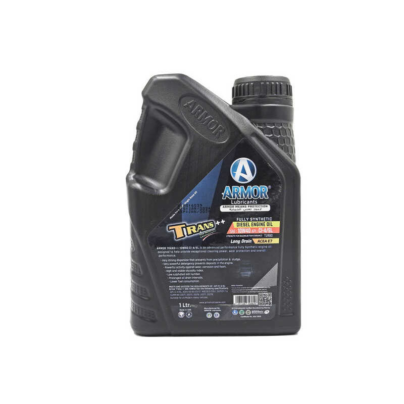 Armor Trans++ API Ci-4/Sl / ACEA E7 10W40 Fully-Synthetic Diesel Engine ...