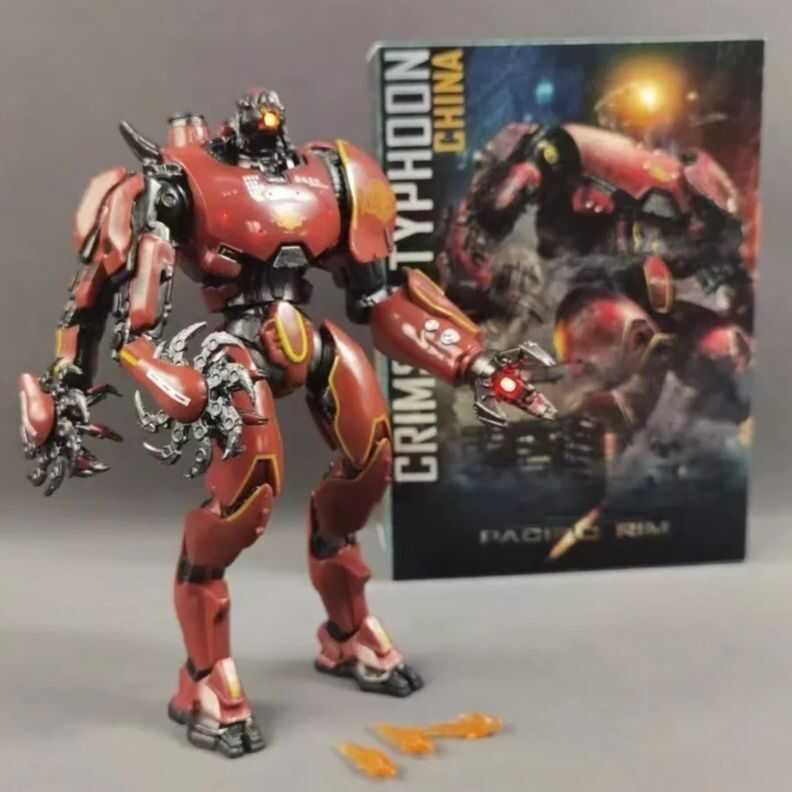Neca Pacific Rim Crimson Typhoon Jaeger Movable Action Figure Statue ...