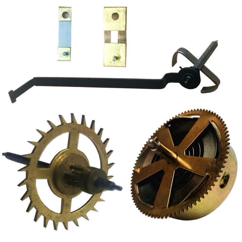 31-Day Movement Clockwork Box 15-Day Mechanical Old-Fashioned Winding ...
