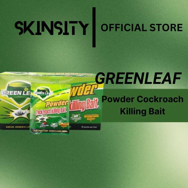 SKINSITY Effective Green Leaf Powder Cockroach Killing Bait -- Pests ...