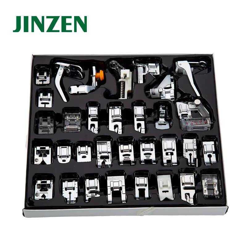 New Model Hot Sale JINZEN New Arrival Sewing Household Presser Foot Set ...