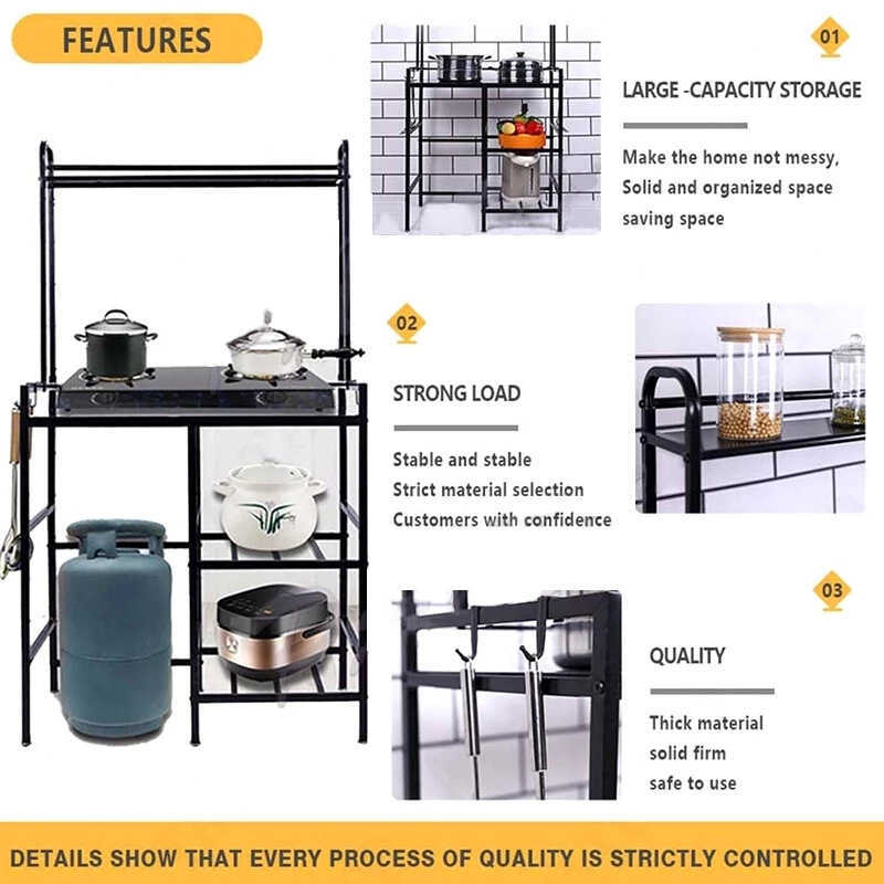 Stove Gas Rack Stove Rack Kitchen Rack Organizer Gas Stove Stand Gas ...